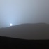 Mars'ta mavi günbatımı görüntülendi Mars'ta mavi günbatımı görüntülendi