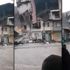 Bina iş makinesinin üzerine çöktü! İşte o anlar… Bina iş makinesinin üzerine çöktü! İşte o anlar…