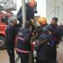 Atatürk büstünde sıkışan Bilal'i kurtarma operasyonu