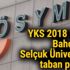 YKS 2018 Uludağ, Bahçeşehir, Selçuk Üniversitesi taban puanları sorgula