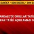 Kar tatili, 8 Ocak Çanakkale yarın okullar tatil mi Çanakkale MEB Valilik son dakika kar tatili açıklaması