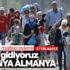 Mültecilerden 'Almanya'ya gitmek istiyoruz' eylemi Mültecilerden 'Almanya'ya gitmek istiyoruz' eylemi