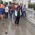 İstanbul'da üst geçidi su bastı!