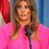 Melania Trump bu defa elbisesiyle sosyal medyanın diline düştü