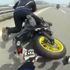 TEM’de motosikletlilerin yaptığı kaza kamerada TEM’de motosikletlilerin yaptığı kaza kamerada