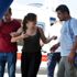 Kaza geçiren kadın isyan etti: Kafama vurma dedim. Arabam gitti!