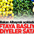 Bakan Albayrak: Haftaya başlıyor, belediyeler satacak Bakan Albayrak: Haftaya başlıyor, belediyeler satacak