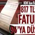 817 TL'lik fatura 96 liraya düştü! KDK'dan flaş hamle