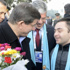 Engelli gencin Davutoğlu'ndan güldüren isteği Engelli gencin Davutoğlu'ndan güldüren isteği