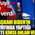 ﻿ABD Başkanı Biden'ın canlı yayında yaptığı harekete kimse anlam veremedi. O soruya böyle yanıt verdi