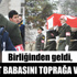 Babalarını asker selamıyla uğurladılar