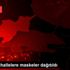 Kırsal mahallelere maskeler dağıtıldı Kırsal mahallelere maskeler dağıtıldı