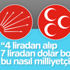 CHP'den MHP'ye: 7 liradan dolar bozdurdunuz
