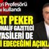 ﻿Sedat Peker bazı muhalif gazetecileri ve siyasileri de tedavi edeceğini açıkladı