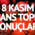 Şans Topu sonuçları: Büyük ikramiye iki mega kente! MPİ 8 Kasım Şans Topu çekiliş sonucu (Milli Piyango)