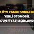 2020 ÖTV zammı sonrasında yerli otomobil TOGG'un fiyatı düştü mü? TOGG yerli oto fiyatı açıklandı mı?