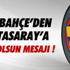 Fenerbahçe Kulübü'nden Yarsuvat'a "Geçmiş Olsun" Mesajı