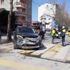 Uşak ta trafik kazası 1 yaralı