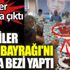 ﻿AKP’liler Türk Bayrağı’nı sofra bezi yaptı