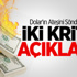 Dolar'ın Ateşini Söndürecek İki Kritik Açıklama Dolar'ın Ateşini Söndürecek İki Kritik Açıklama