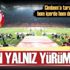 Aslan yalnız yürümüyor