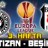 Beşiktaş Partizan deplasmanında Beşiktaş Partizan deplasmanında