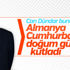 Almanya Cumhurbaşkanı Pamuk'un doğum gününü kutladı