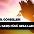 Dünya barış günü resimli mesajlar: 1 Eylül Dünya barış günü görselleri