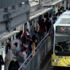 Cevizlibağ metrobüslerde iş çıkışı yoğunluk
