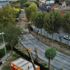 Eminönü Alibeyköy tramvay hattı inşaatında son durum havadan görüntülendi Eminönü Alibeyköy tramvay hattı inşaatında son durum havadan görüntülendi