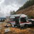 Hasta taşıyan ambulans takla attı: 4 yaralı