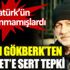 ﻿Bilgin Gökberk’ten Diyanet’e sert tepki: Atatürk'ün kurduğu Diyanet, Atatürk'ü yok sayamaz
