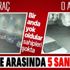 İstinat duvarı çöktü 6 araç uçuruma yuvarlandı! Olay anı saniye saniye kamerada