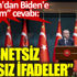 Erdoğan'dan Biden'e soykırım cevabı: Mesnetsiz, haksız ifadeler Erdoğan'dan Biden'e soykırım cevabı: Mesnetsiz, haksız ifadeler