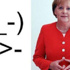 Angela Merkel’in smileyini yaptılar