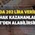 Gözler orada! Hemen 202 lira veriliyor! Hak kazananlar beş yıl içinde PTT'den alabilirsiniz!