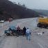 Denizli'de kamyonla çarpışan otomobil paramparça oldu!