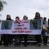 Irak'ta 'Humeyni'yi eleştiren romancının öldürülmesi' protesto edildi