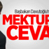 Başbakan Davutoğlu'ndan Mektuplu Cevap