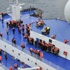 Yanan feribottakilerin tamamı çıkarıldı