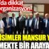 ﻿AKP’li isimler, Mansur Yavaş ile yemekte bir araya geldi