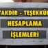Takdir teşekkür hesaplama işlemleri e-Okul ile yapılabilir mi?