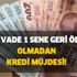 48 ay vade 12 ay geri ödeme olmadan kredi müjdesi! Çok sayıda banka harekete geçti! Faiz oranları oldukça düşük 48 ay vade 12 ay geri ödeme olmadan kredi müjdesi! Çok sayıda banka harekete geçti! Faiz oranları oldukça düşük