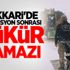 Hakkari'de operasyon sonrası şükür namazı Hakkari'de operasyon sonrası şükür namazı