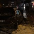 Tramvay Durağına Daldı: 1 Yaralı