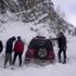 Yaylada cipleri kara saplanan off-road ekibi kurtarıldı