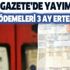 Son dakika: Cumhurbaşkanı Kararı Resmi Gazete'de yayımlandı! Depremzedenin faturası 3 ay ertelenecek Son dakika: Cumhurbaşkanı Kararı Resmi Gazete'de yayımlandı! Depremzedenin faturası 3 ay ertelenecek