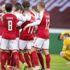Danimarka Dünya Kupası elemelerinin gol rekorunu kırdı