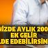Evinizde aylık 2000 TL ek gelir elde edebilirsiniz! İşte evde extra gelir elde etmenin yolları