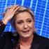 Le Pen, etrafında AB bayrağı istemedi
